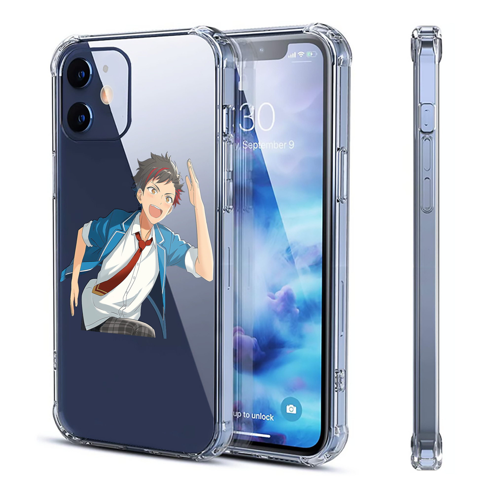 （画像用） あんさんぶるスターズ! Ensemble Stars 【iPhone 12シリーズ対応】透明スマホケース（クリアソフトケース）